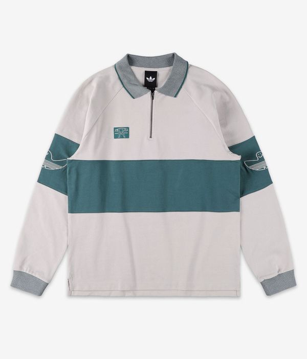 adidas Shmoo H Rugby Maglia a maniche lunghe (alumina preloved violet)