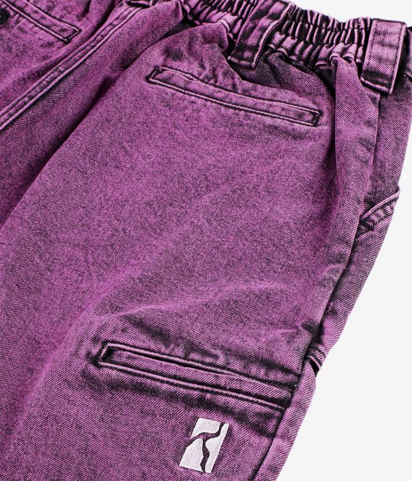 Poetic Collective Painter Denim Jeans (purple acid wash denim)