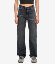 Carhartt WIP W' Noxon Pant Smith Jeansy women (black marble used wash)