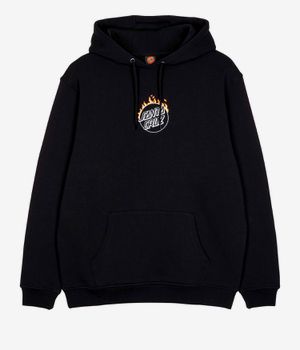 Santa Cruz Burnt Opus Front Hoodie (black)