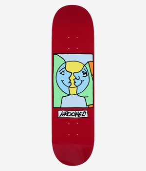 Krooked Moonsmile Easy Rider 8.25" Planche de skateboard (maroon)