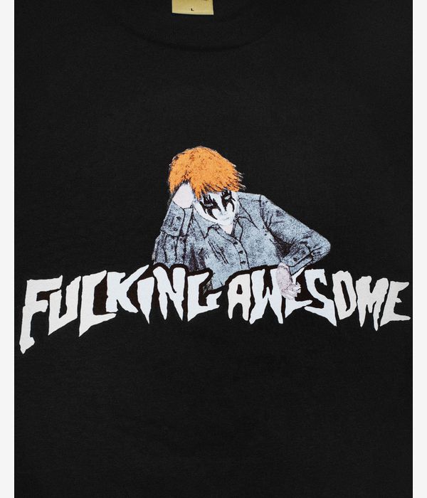 Fucking Awesome Aidan Painting Stamp Logo T-Shirt (black)