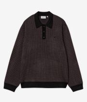 Carhartt WIP Lowis Polo (houndstooth vitola heather)