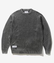 Butter Goods Bleach Knit Sweatshirt (black)
