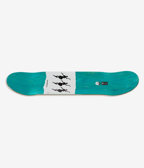 Polar Team No Complies 8.5" Skateboard Deck (white)