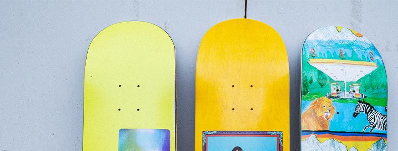 Full shape & shovel nose skateboard decks