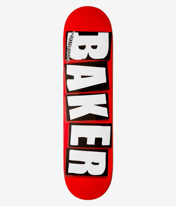 Baker Team Brand Logo 8" Planche de skateboard (white)