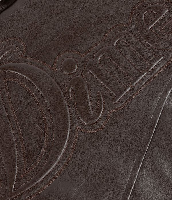 Dime Debossed Wavy Jacket (brown)