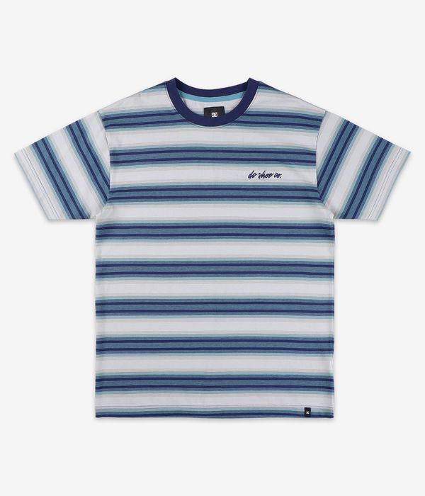 DC Sherif Stripe Camiseta (storm blue)