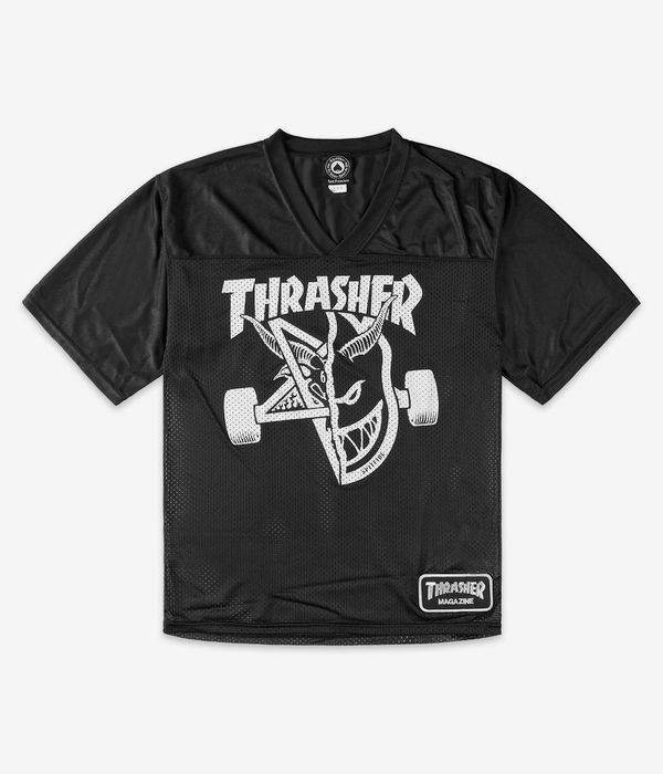 Thrasher x Spitfire Thrash & Burn Jersey T-Shirt (black)