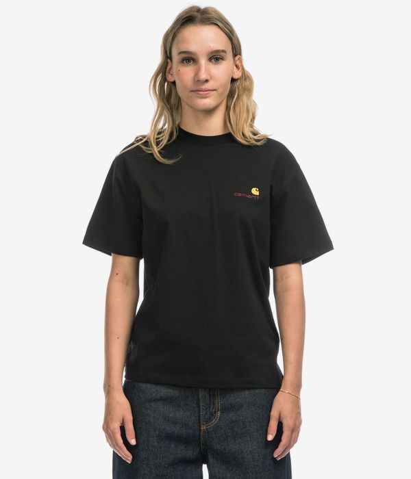 Carhartt WIP W' American Script Organic T-Shirt women (black)