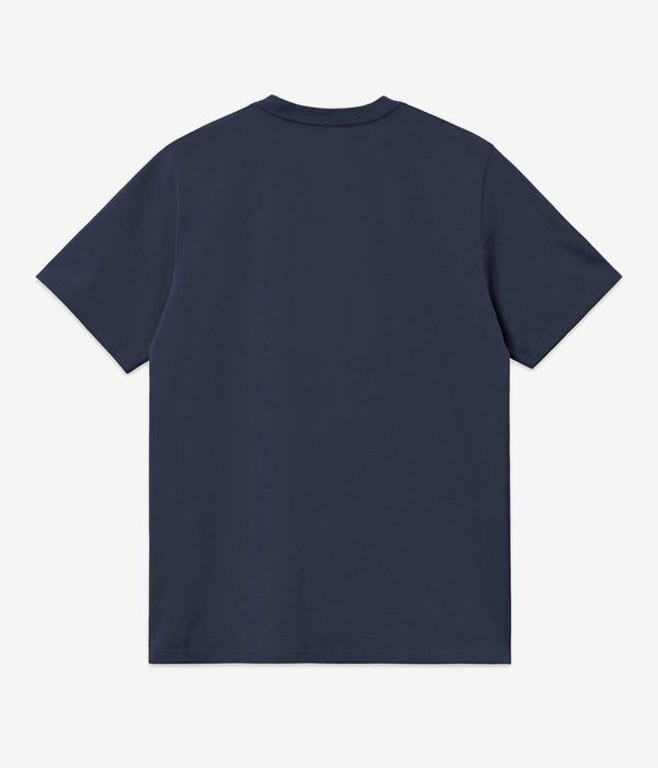 Carhartt WIP American Script Organic T-Shirt (deep night)