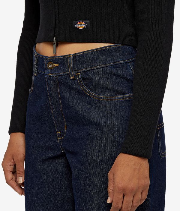 Dickies East Helena Rib Zip- Sweatshirt women (black)