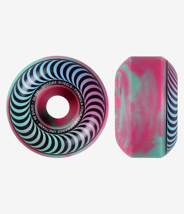 Spitfire Formula Four Classics Wheels (pink teal) 54 mm 99A 4 Pack