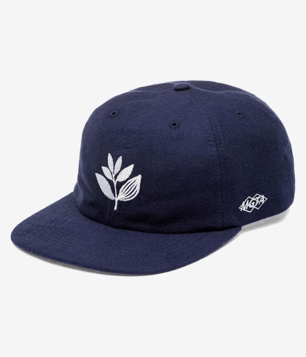 Magenta League 6 Panel Cap (navy blue)