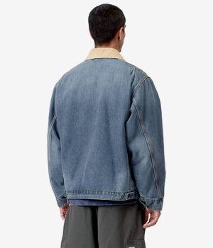Carhartt WIP OG Detroit Smith Jacke (blue dusty h brown old used wash)