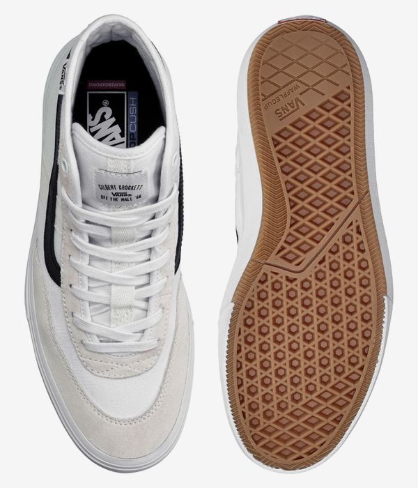 Vans Crockett High Shoes (white black gum)