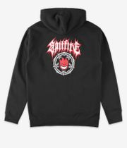 Spitfire Pentagram Drip Dbl Sudadera con cremallera (black red white)
