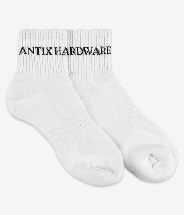 Antix Scriptum Mid Socks US 6-13 (white) 3 Pack