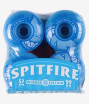Spitfire Neon Bigheads Classic Roues (neon blue) 57mm 99A 4 Pack