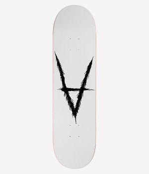 Antiz Description 8.25" Skateboard Deck (white black)