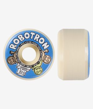 Robotron Eurothane Wide Cut Rollen (white blue) 54 mm 99A