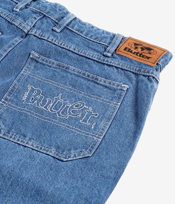 Butter Goods Breakdown Relaxed Denim Jeans (solid blue)