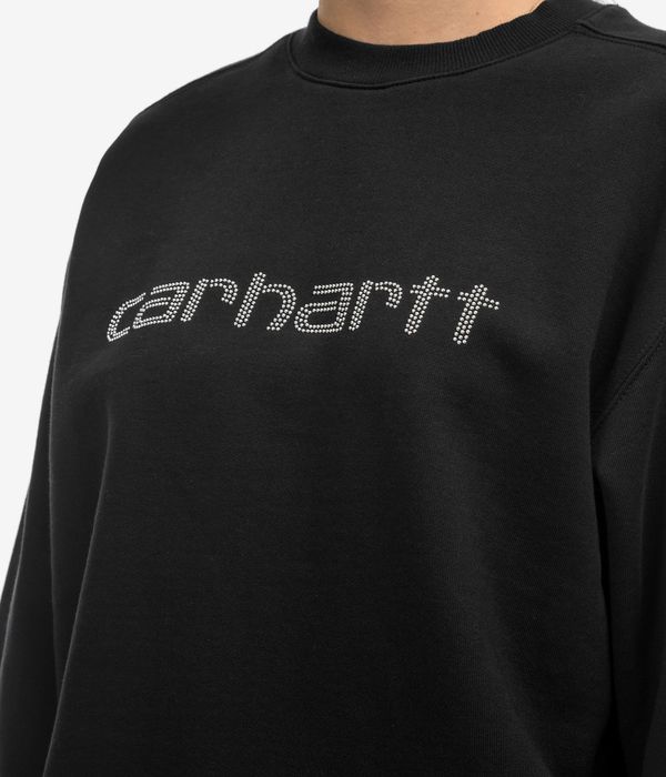 Carhartt WIP W' Rivet Script Sweater women (black silver)