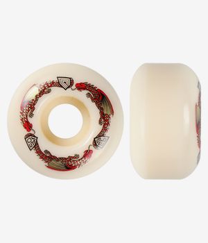 Powell-Peralta Dragons V1 Symmetrical Narrow Ride Roues (offwhite) 50 mm 93A 4 Pack