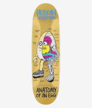 Heroin Skateboards Anatomy Of An Egg 8.75" Skateboard Deck (gold)