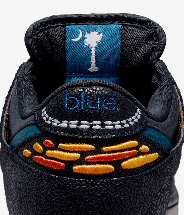 Nike SB x Bluetile Dunk Low Shoes (black marina white campfire oran)