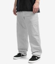 Carhartt WIP Single Knee Pant Newcomb Pantaloni (sonic silver garment dyed)