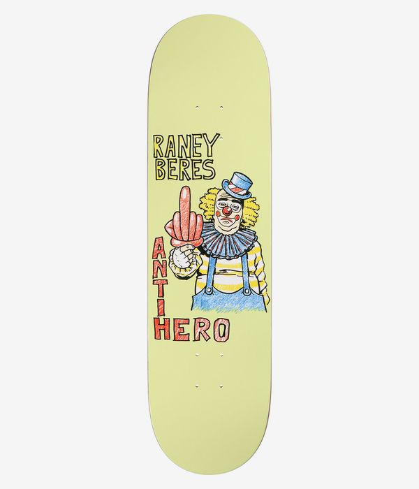 Anti Hero Beres Non Sequitur 8.38" Tavola da skateboard (pastel yellow)