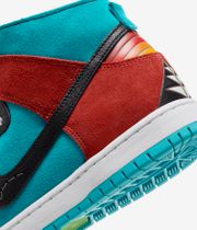Nike SB x Di'Orr Greenwood Dunk High Decon Shoes (turquoise blue black)
