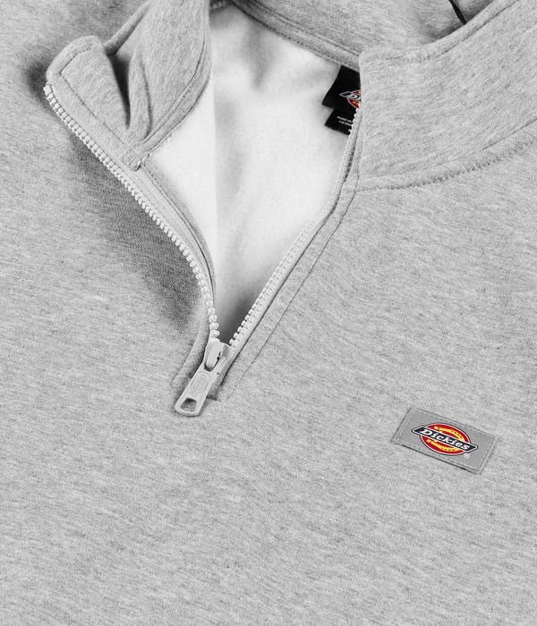 Dickies Oakport 1/4- Zip-Hoodie (heather grey)