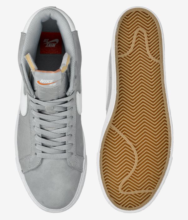 Nike SB Zoom Blazer Mid Iso Schoen (wolf grey white)