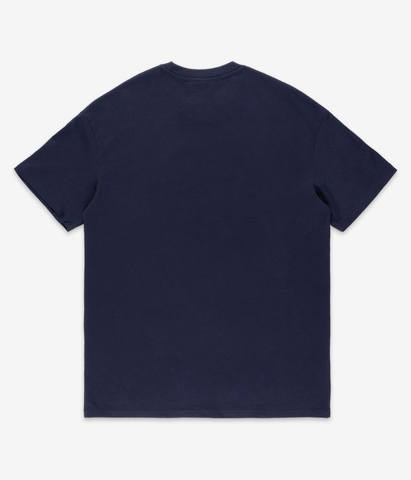Poetic Collective Burning Skull T-Shirt (navy)
