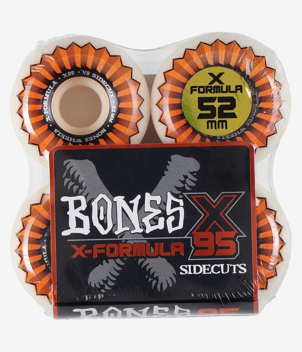 Bones X Formula V5 Rollen (white orange) 52 mm 95A 4er Pack