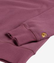 Carhartt WIP Chase Sweatshirt (dusty fuchsia gold)