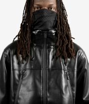 Wasted Paris Kingdom Faux Leather Windbreaker Jacke (black)