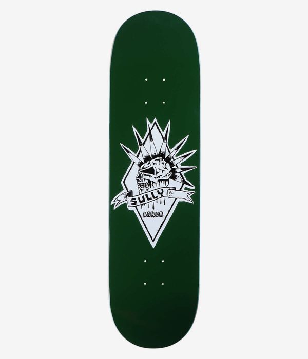 Baker Sully Skully 8.5" Skateboard Deck (green)