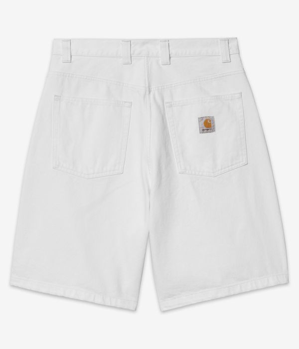 Carhartt WIP Brandon Smith Denim Shorts (white rinsed)