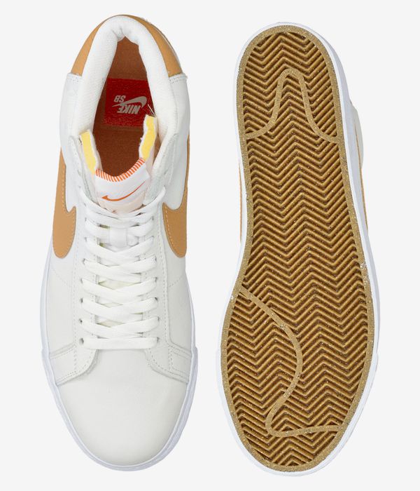 Nike SB Zoom Blazer Mid Iso Chaussure (white lt cognac)