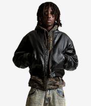 Wasted Paris Kingdom Faux Leather Jacket (black)