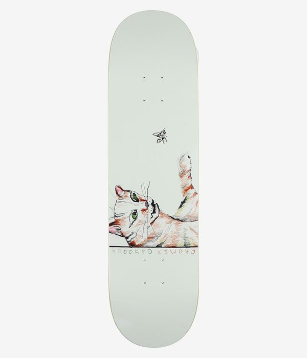 Krooked Cromer Predator 8.25" Planche de skateboard (eggshell white)
