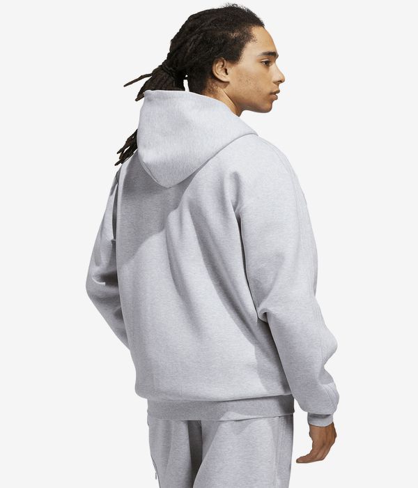 adidas Tech Fleece Jacke (light grey heather black)