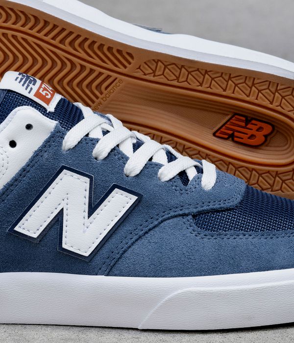New Balance Numeric 574 vulc Shoes (blue white)