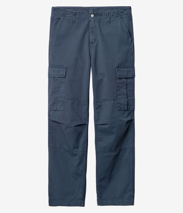 Carhartt WIP Regular Cargo Pant Moraga Broeken (storm blue garment dyed)
