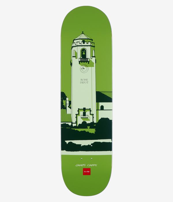 Chocolate Capps City '23 8.5" Planche de skateboard (green)