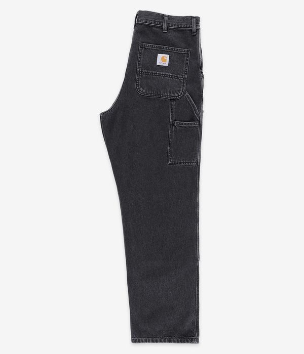 Shop Carhartt WIP Double Knee Pant Organic Fairfield Jeans (black